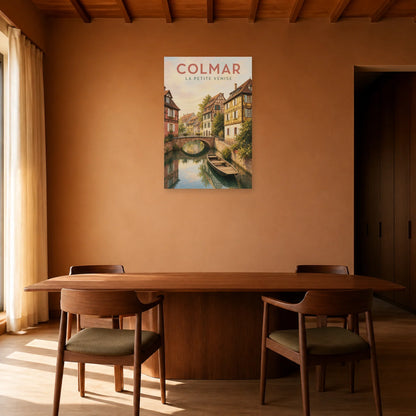 Affiche Colmar – La Petite Venise dans une salle à manger - Art Virtuoso