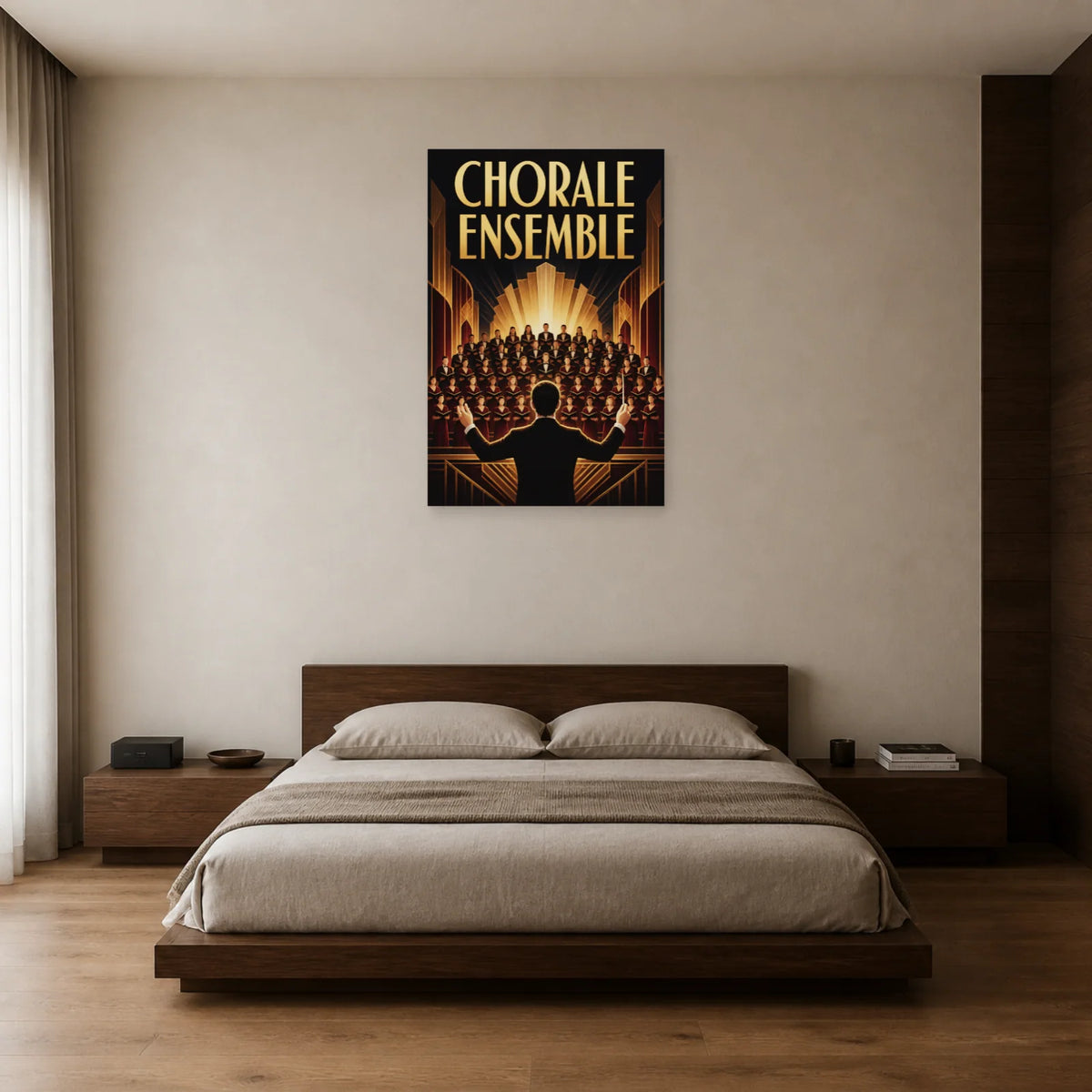 Affiche Concert chorale - Ensemble dans une chambre - Art Virtuoso