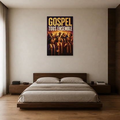 Affiche Concert gospel - Tous ensemble dans une chambre - Art Virtuoso