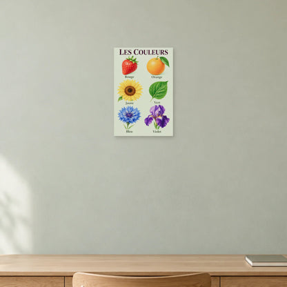Affiche Couleurs - Le jardin des couleurs dans un bureau - Art Virtuoso