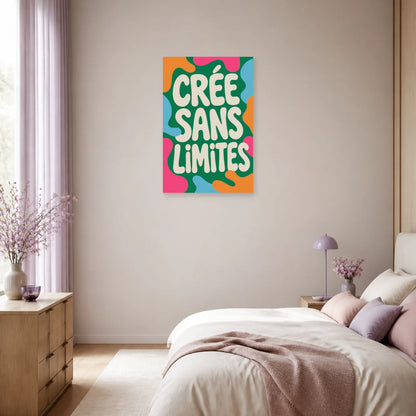 Affiche Crée sans limites – Formes libres dans une chambre - Art Virtuoso