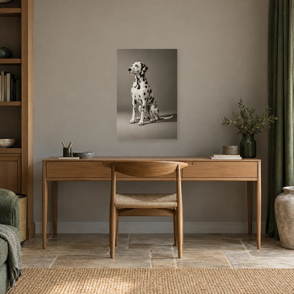 Affiche Dalmatien - Points d'équilibre dans un bureau - Art Virtuoso