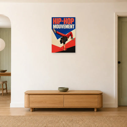Affiche Danse hip-hop - Mouvement dans une entrée ou un couloir - Art Virtuoso