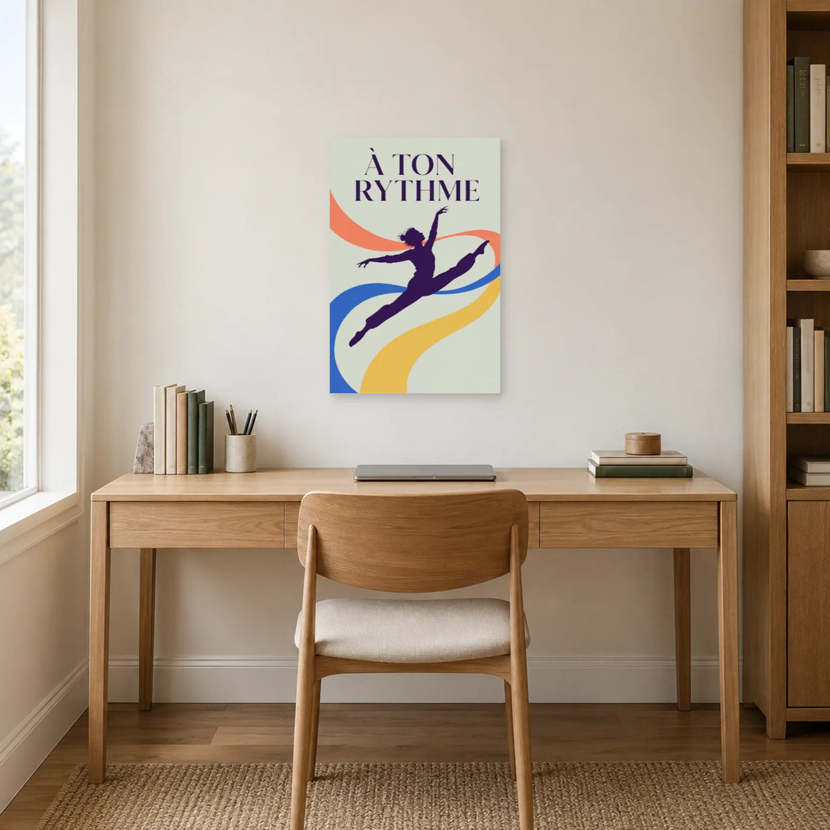 Affiche Danse moderne – À ton rythme dans un bureau - Art Virtuoso