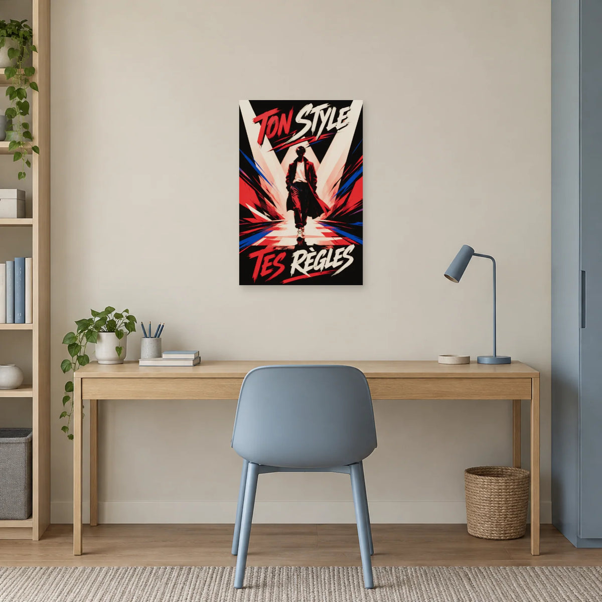 Affiche défilé de mode – Ton style, tes règles dans un bureau - Art Virtuoso