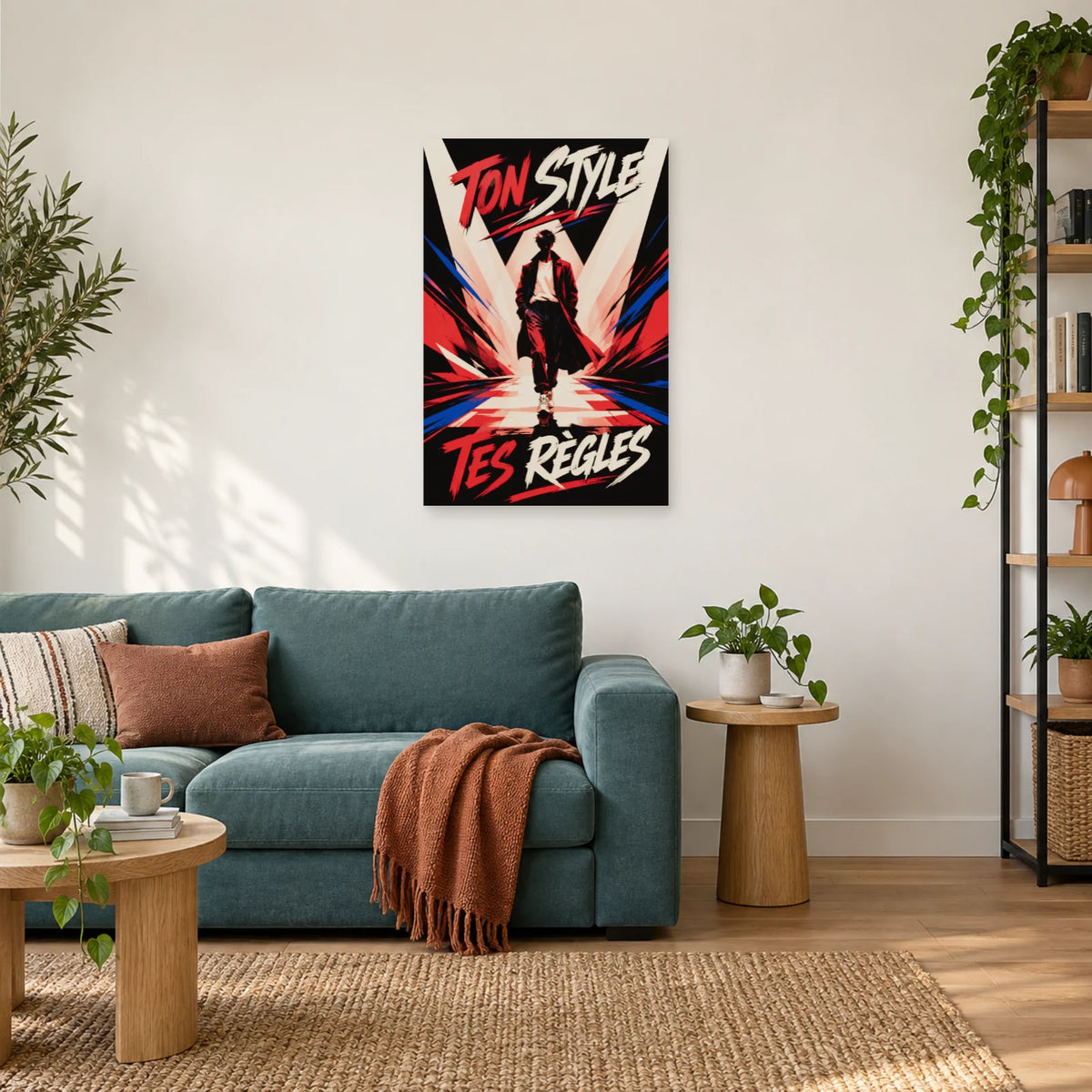 Affiche défilé de mode – Ton style, tes règles dans un salon - Art Virtuoso