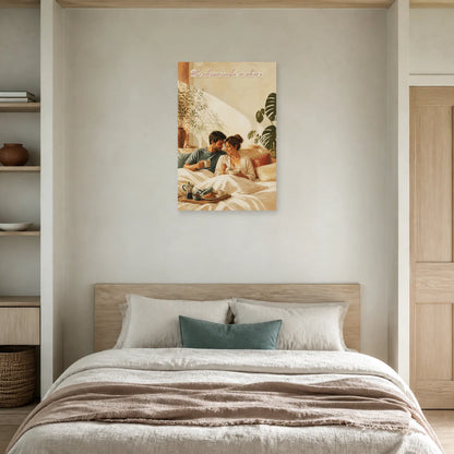 Affiche Un dimanche à deux - Chambre romantique dans une chambre - Art Virtuoso