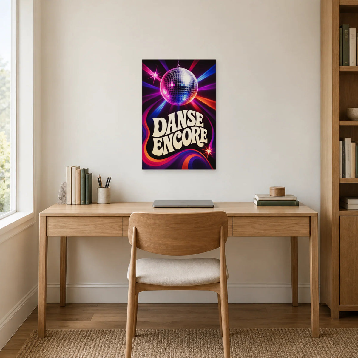 Affiche Disco – Danse encore dans un bureau - Art Virtuoso