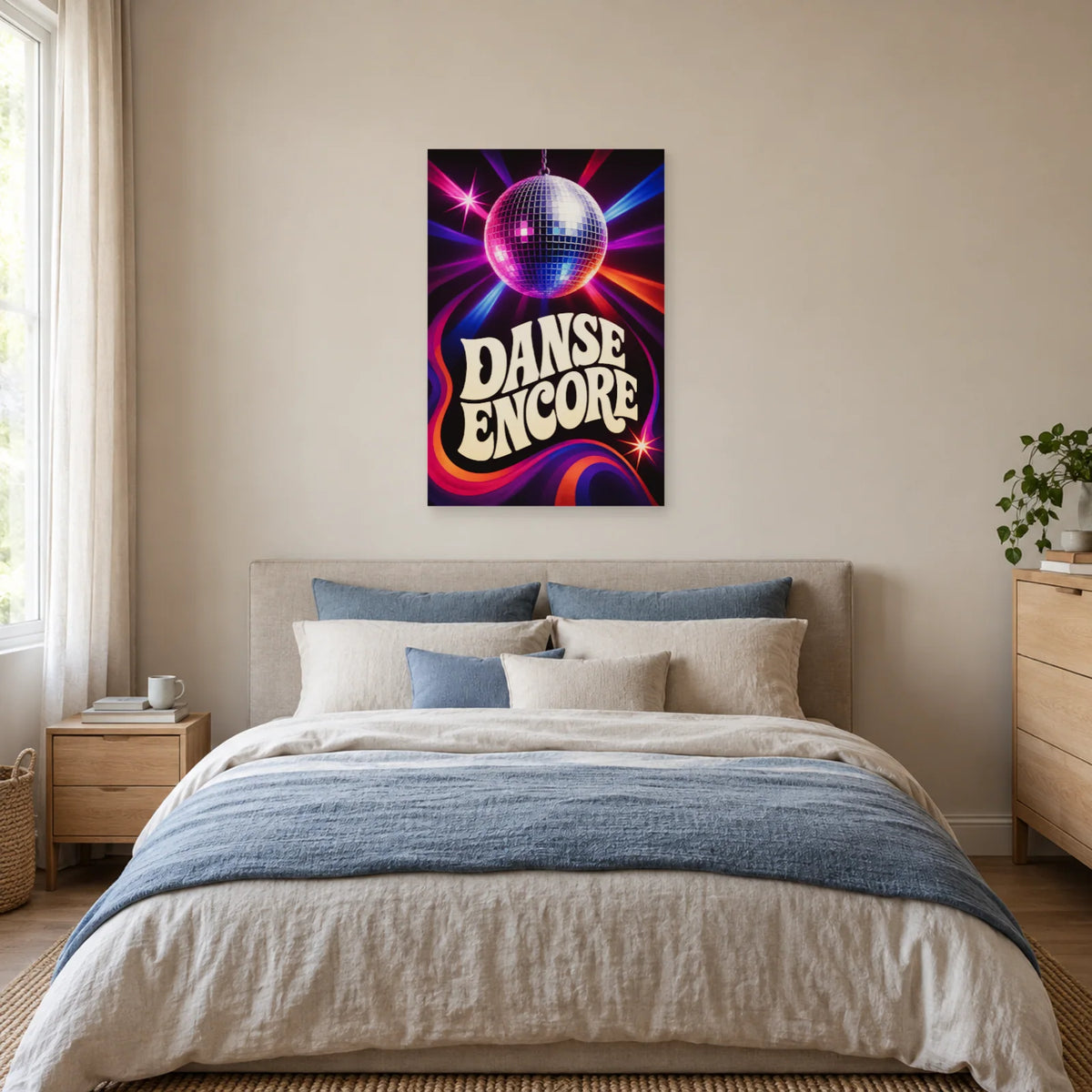 Affiche Disco – Danse encore dans une chambre - Art Virtuoso
