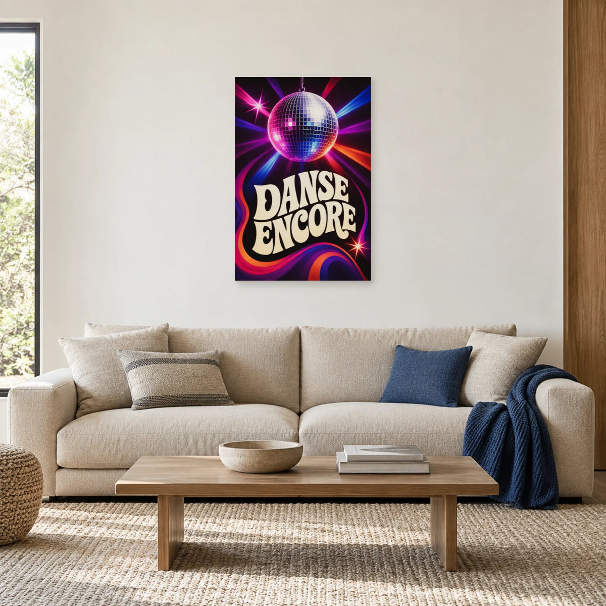 Affiche Disco – Danse encore dans un salon - Art Virtuoso
