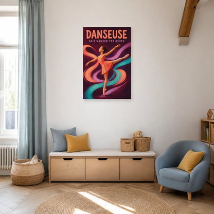 Affiche Danseuse – Fais Danser Tes Rêves dans un salon - Art Virtuoso