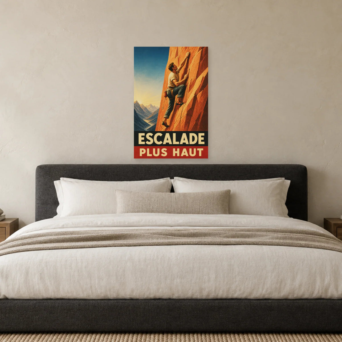 Affiche Escalade – Plus haut dans une chambre - Art Virtuoso