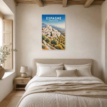 Affiche Espagne – Andalousie dans une chambre - Art Virtuoso