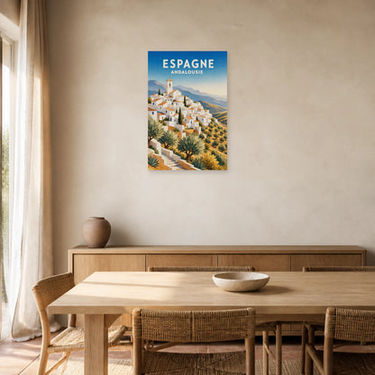Affiche Espagne – Andalousie dans une salle à manger - Art Virtuoso