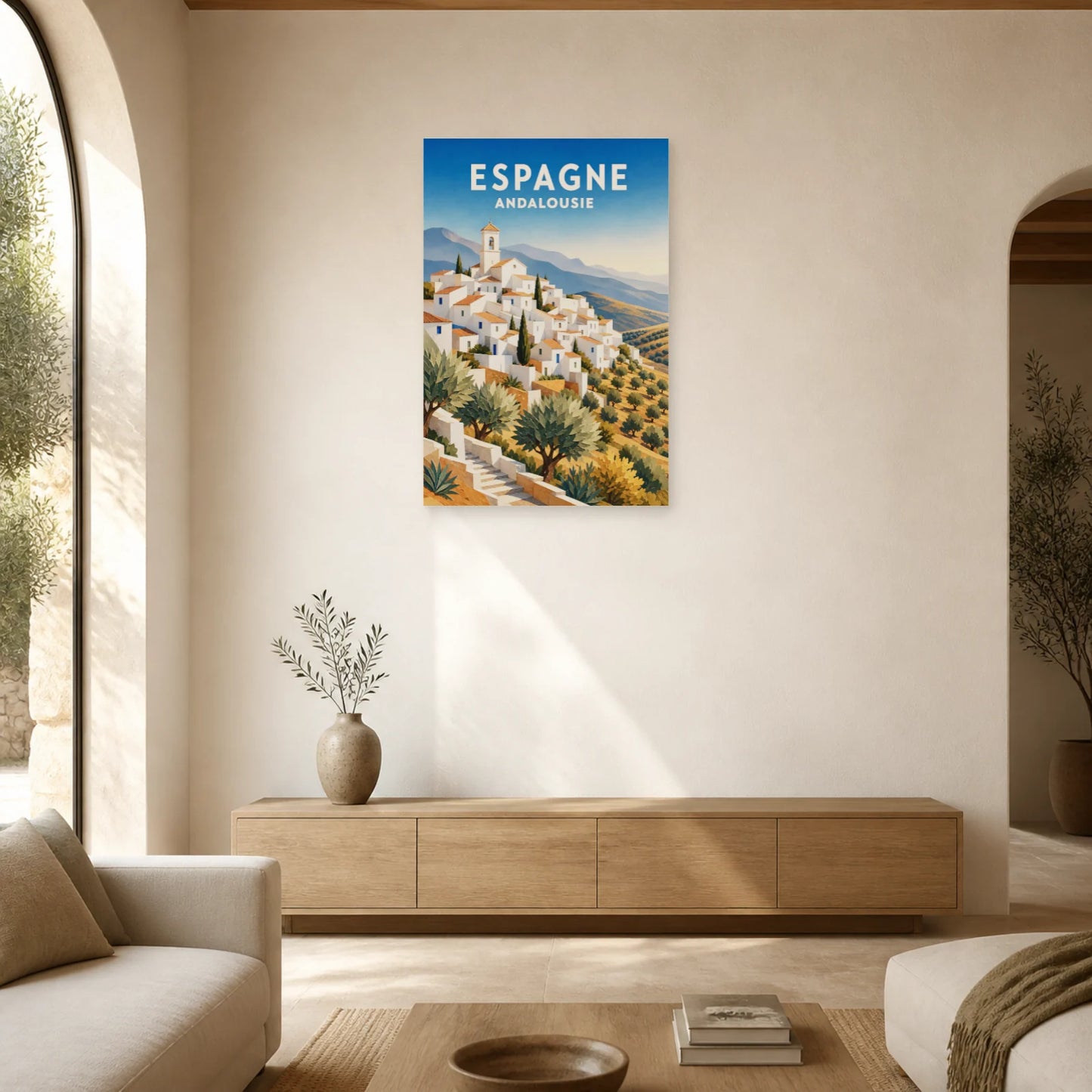 Affiche Espagne – Andalousie dans un salon - Art Virtuoso