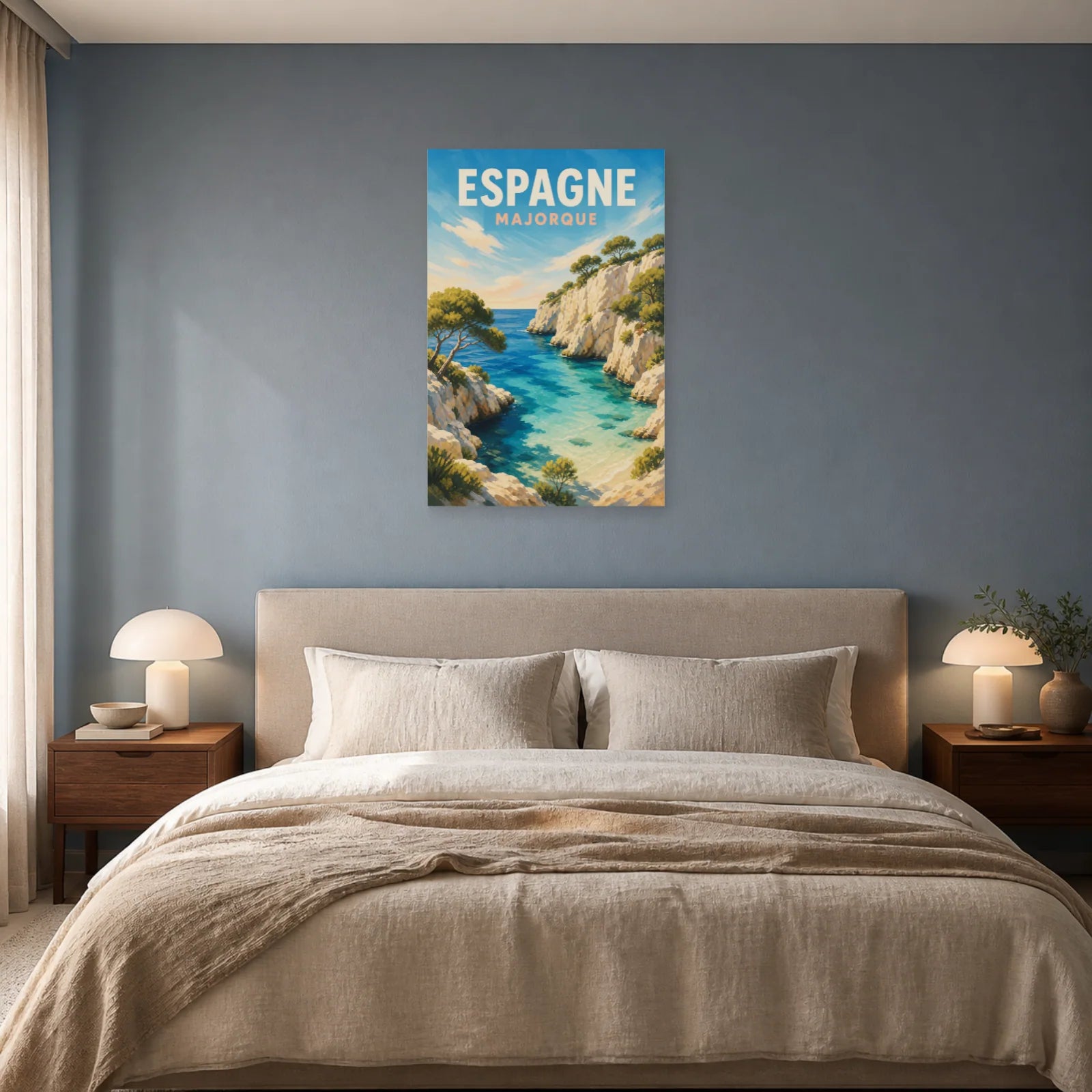 Affiche Espagne – Majorque dans une chambre - Art Virtuoso