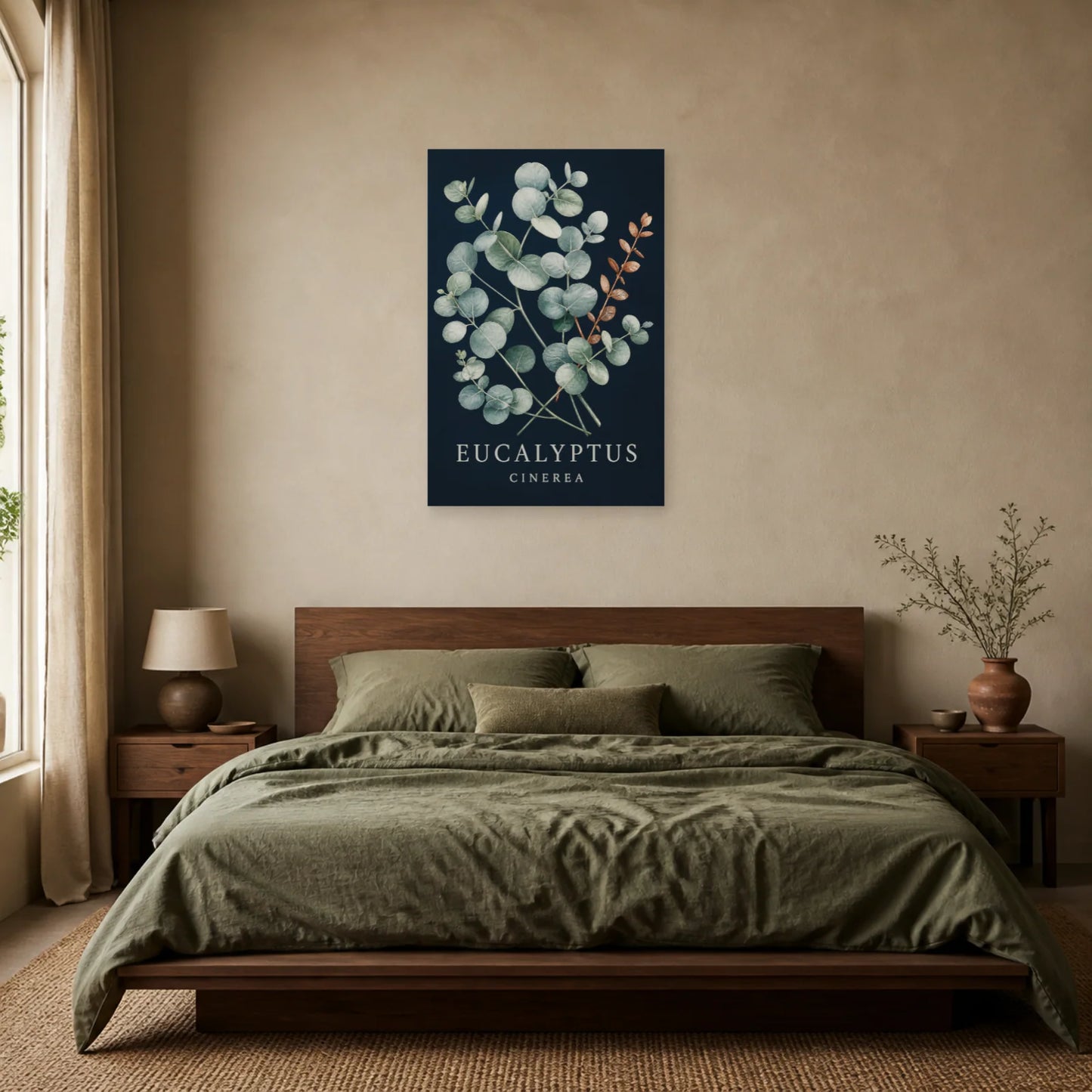 Affiche Eucalyptus – Cinerea dans une chambre - Art Virtuoso