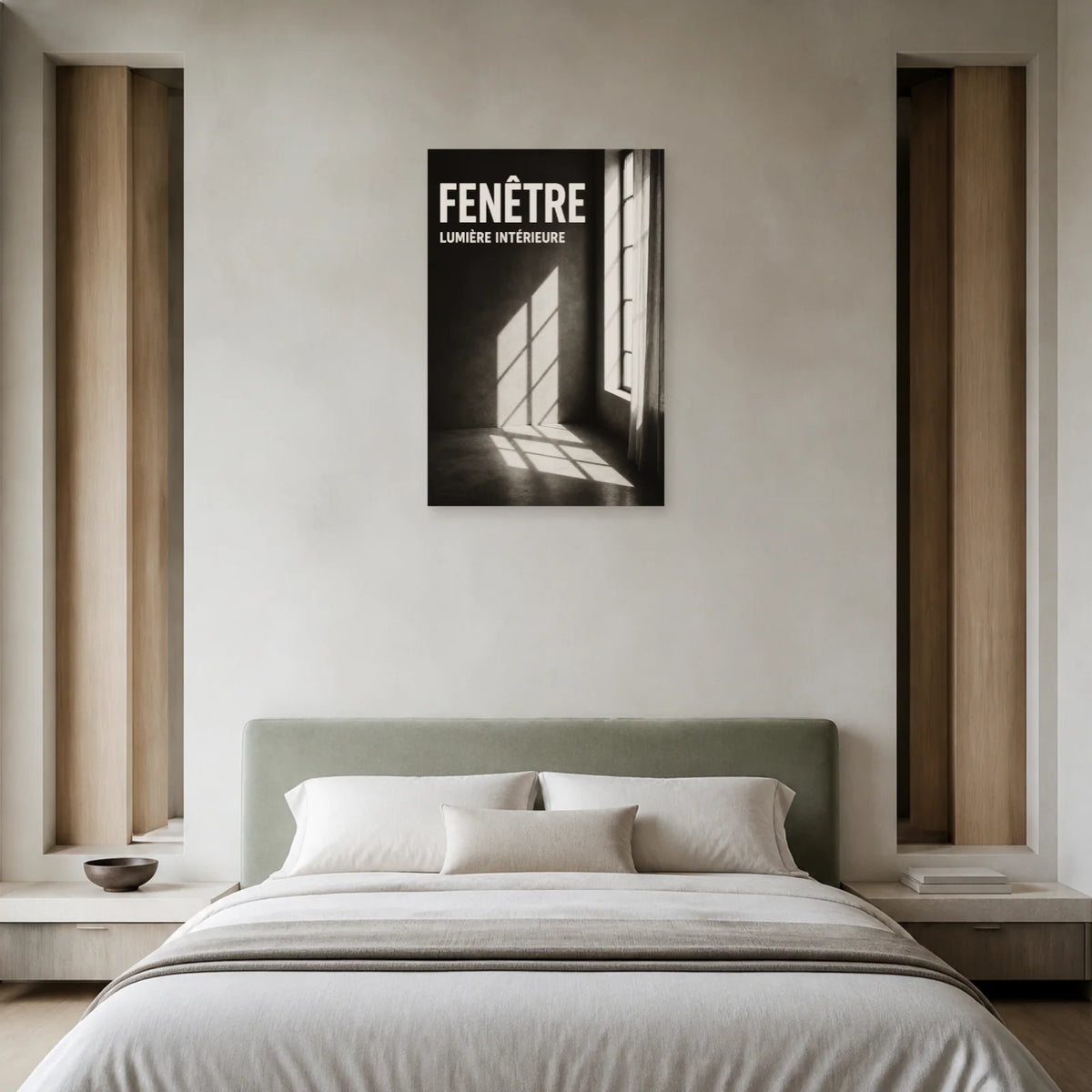 Affiche Fenêtre – Lumière Intérieure dans une chambre - Art Virtuoso