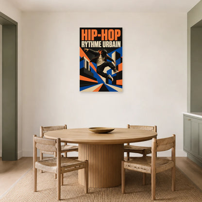 Affiche Hip-hop - Rythme urbain dans une salle à manger - Art Virtuoso