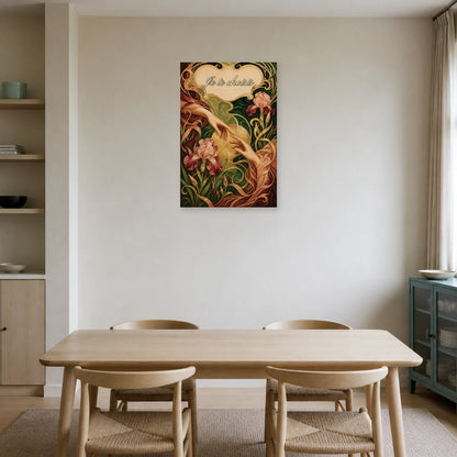 Affiche Je te choisis - Histoire d’amour dans une salle à manger - Art Virtuoso
