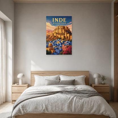 Affiche Inde – Rajasthan dans une chambre - Art Virtuoso