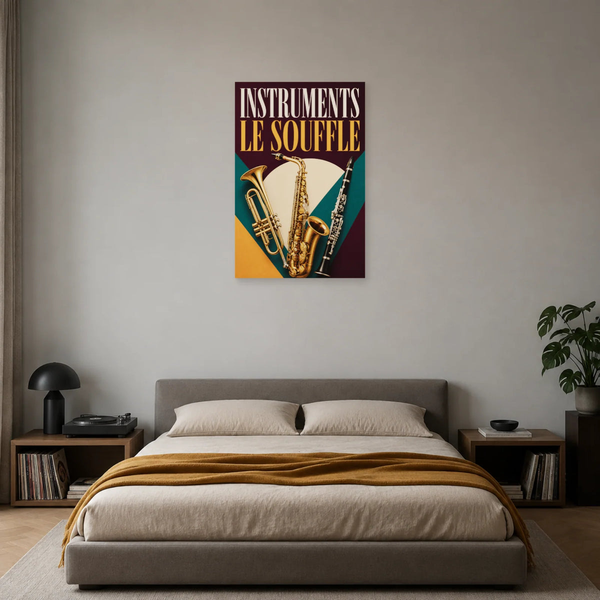 Affiche Instruments - Le souffle dans une chambre - Art Virtuoso