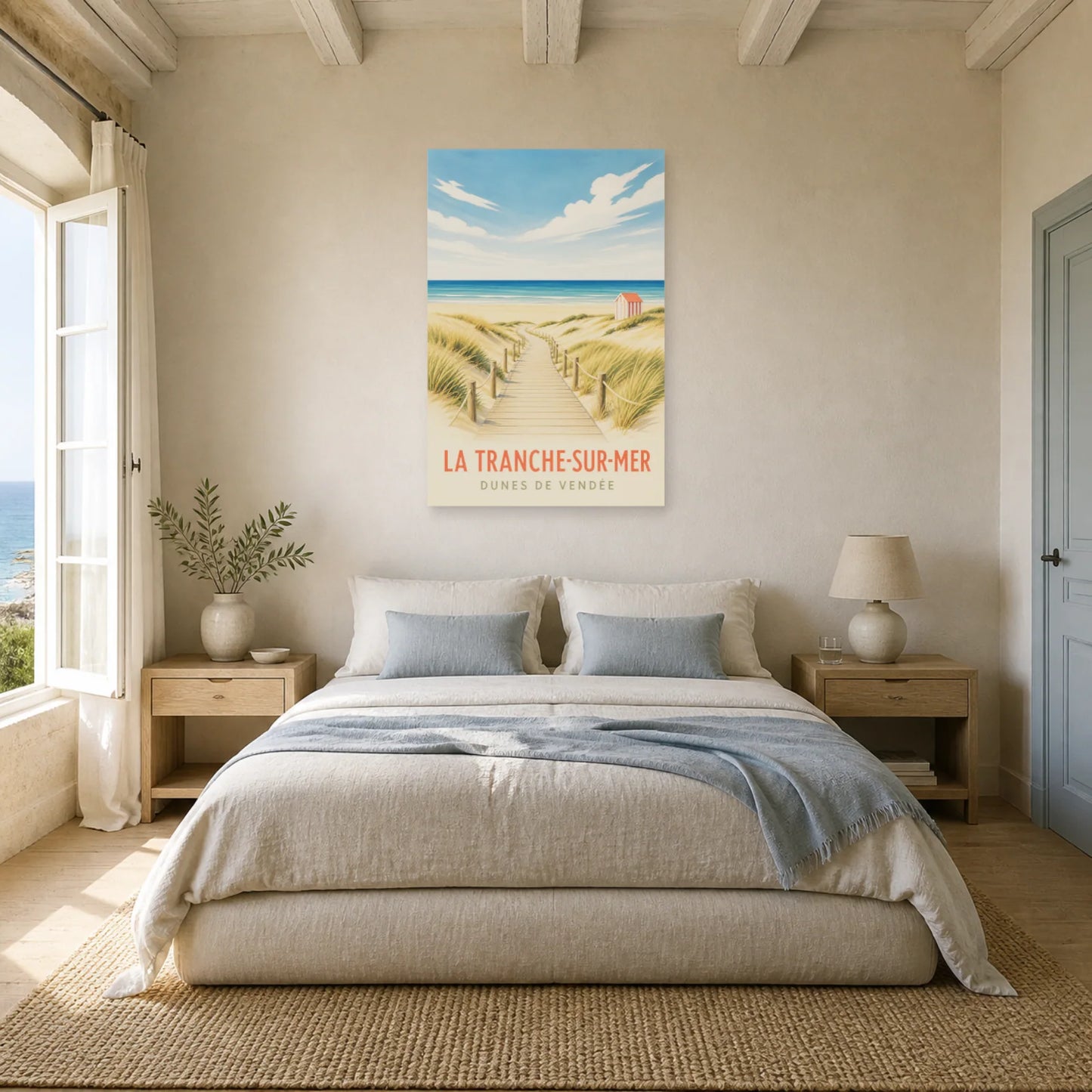 Affiche La Tranche-sur-Mer – Dunes de Vendée dans une chambre - Art Virtuoso