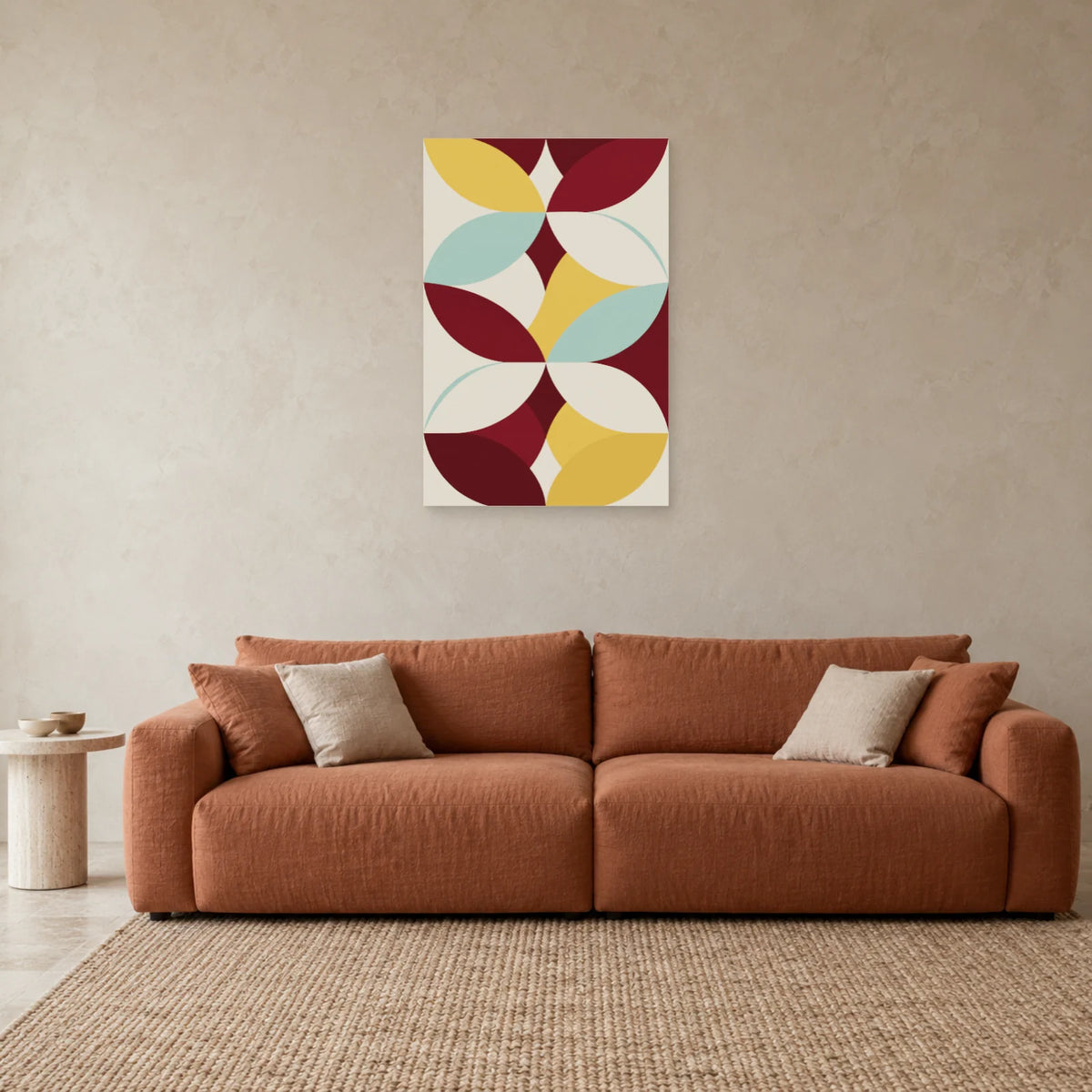 Affiche Lentilles - Entrelacs dans un salon - Art Virtuoso