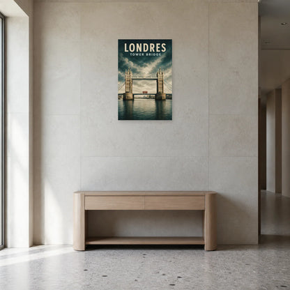 Affiche Londres – Tower Bridge dans une entrée ou un couloir - Art Virtuoso