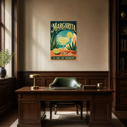 Affiche Margarita, le sel du moment dans un bureau - Art Virtuoso