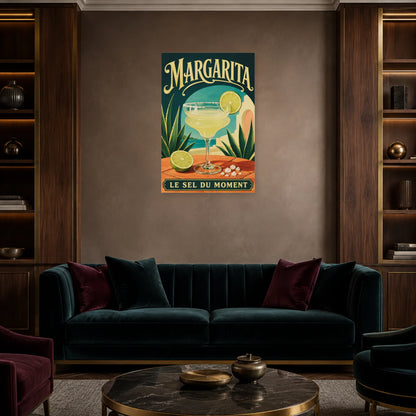 Affiche Margarita, le sel du moment dans un salon - Art Virtuoso