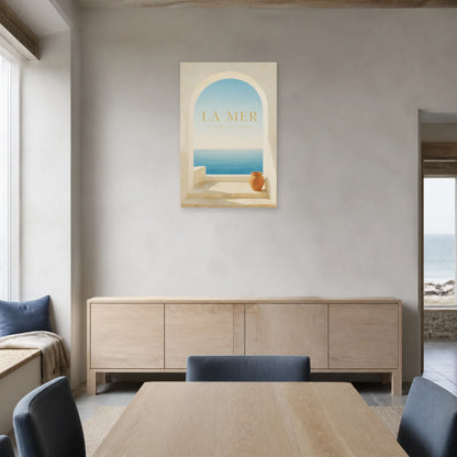 Affiche La Mer – L’Appel du Large dans une salle à manger - Art Virtuoso