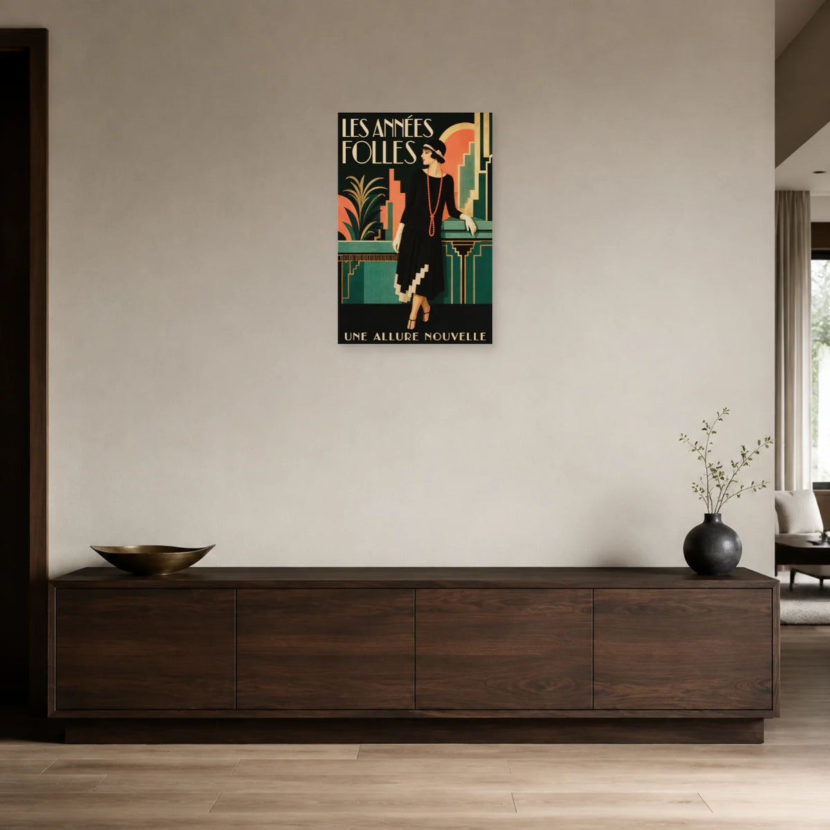 Affiche Mode ancienne, les années folles dans une entrée ou un couloir - Art Virtuoso
