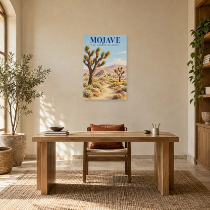 Affiche Mojave – Sentier des arbres de Josué dans un bureau - Art Virtuoso