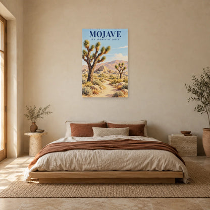 Affiche Mojave – Sentier des arbres de Josué dans une chambre - Art Virtuoso