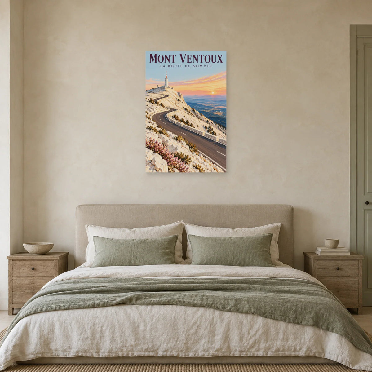 Affiche Mont Ventoux Route du sommet dans une chambre - Art Virtuoso