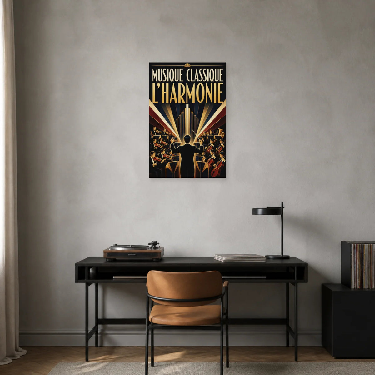 Affiche Musique classique - L harmonie dans un bureau - Art Virtuoso