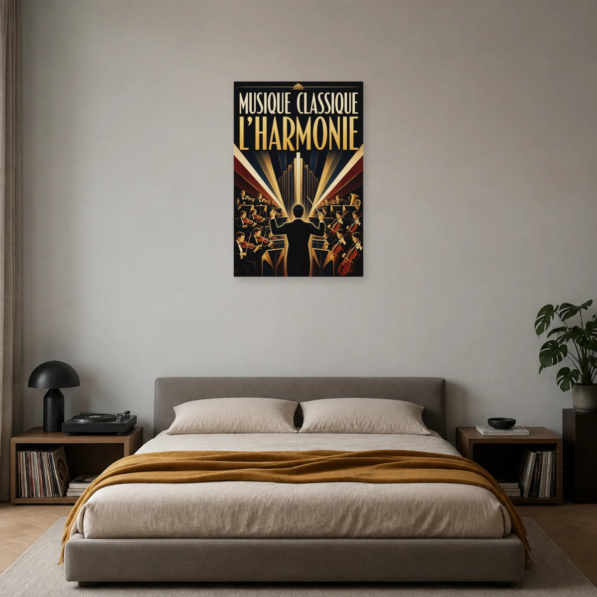 Affiche Musique classique - L harmonie dans une chambre - Art Virtuoso