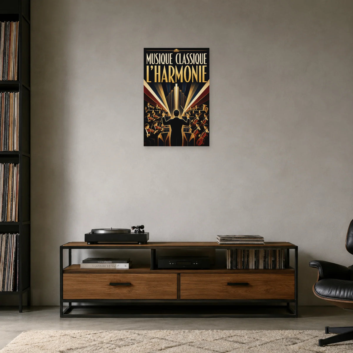 Affiche Musique classique - L harmonie dans une entrée ou un couloir - Art Virtuoso