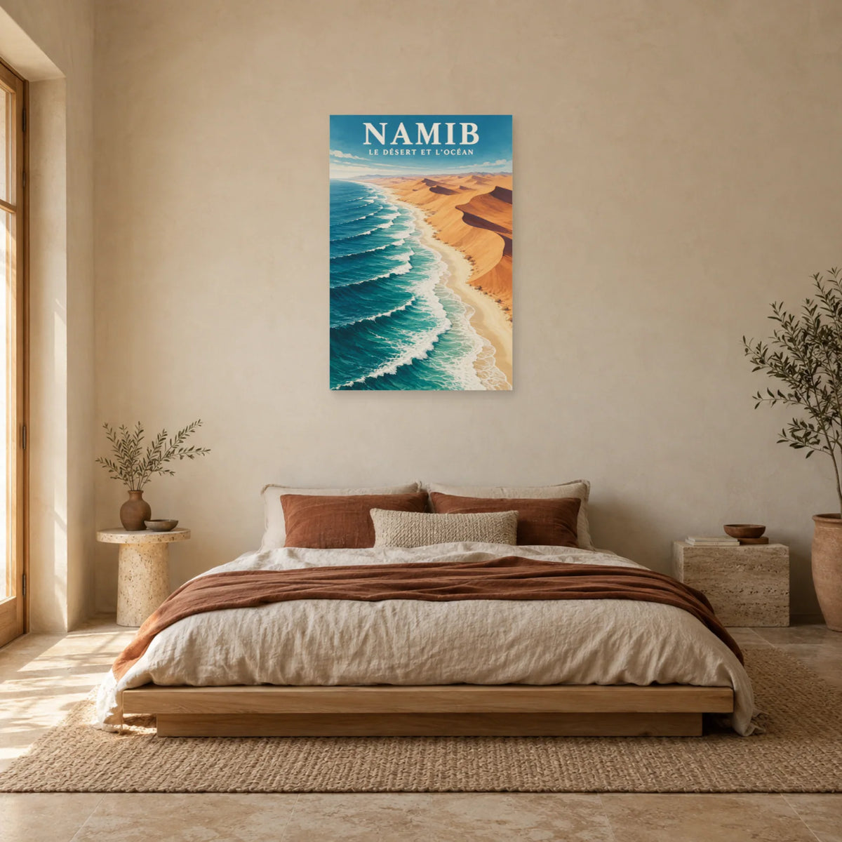Affiche Namib – Là où le désert rencontre l'océan dans une chambre - Art Virtuoso