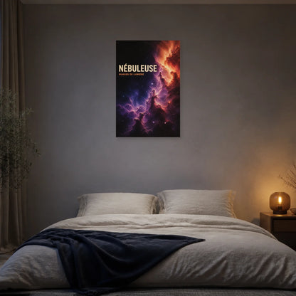 Affiche Nébuleuse – Nuages de Lumière dans une chambre - Art Virtuoso