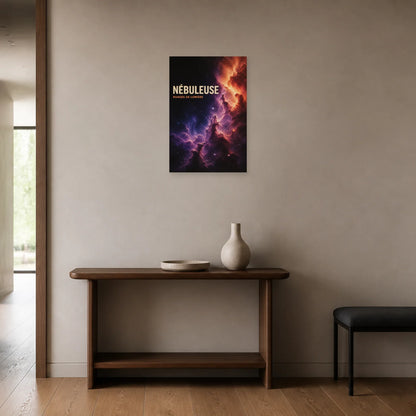 Affiche Nébuleuse – Nuages de Lumière dans une entrée ou un couloir - Art Virtuoso
