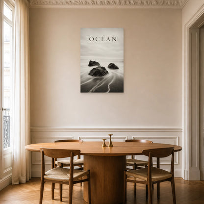 Affiche Océan – Temps Suspendu dans une salle à manger - Art Virtuoso