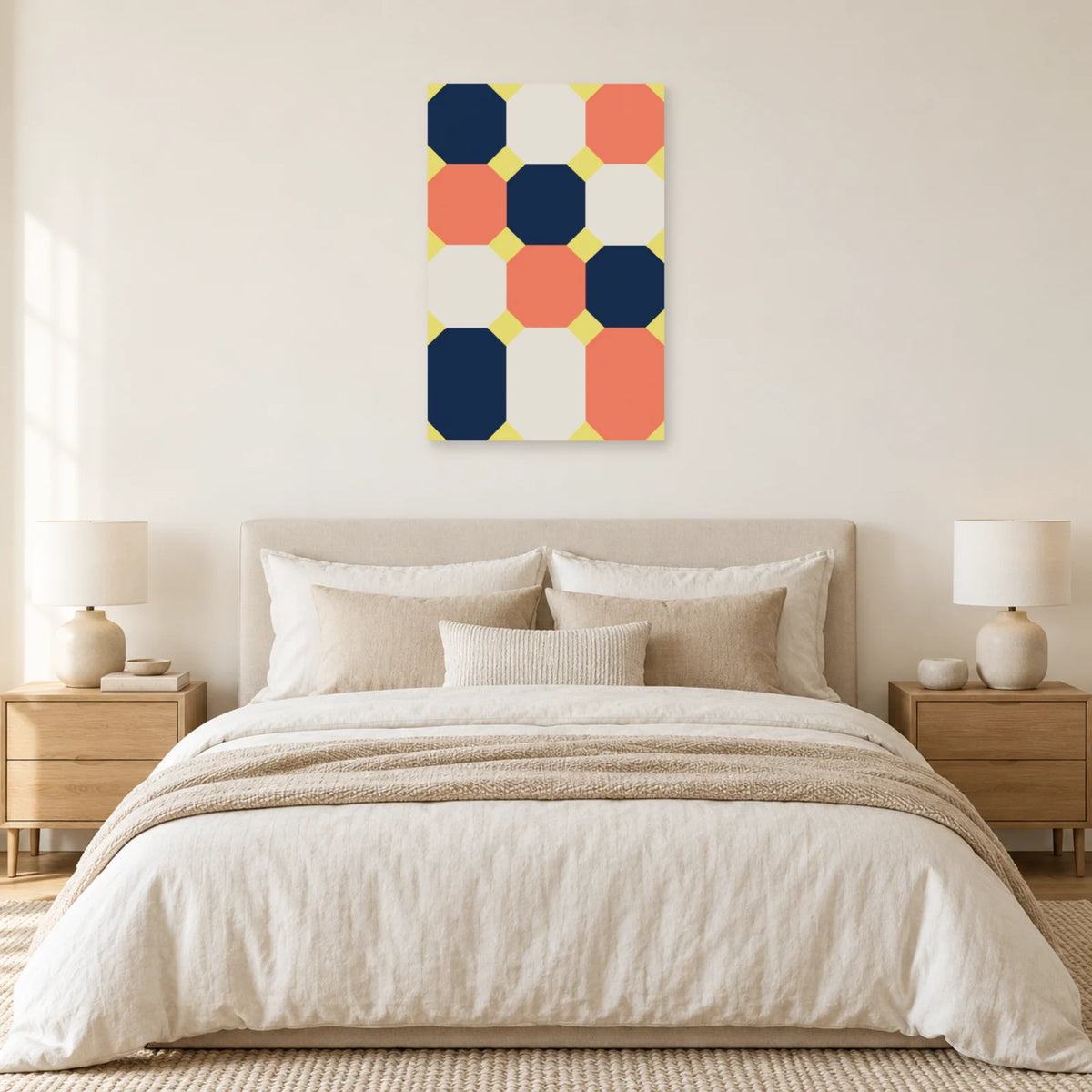 Affiche Octogones - Contrepoints dans une chambre - Art Virtuoso