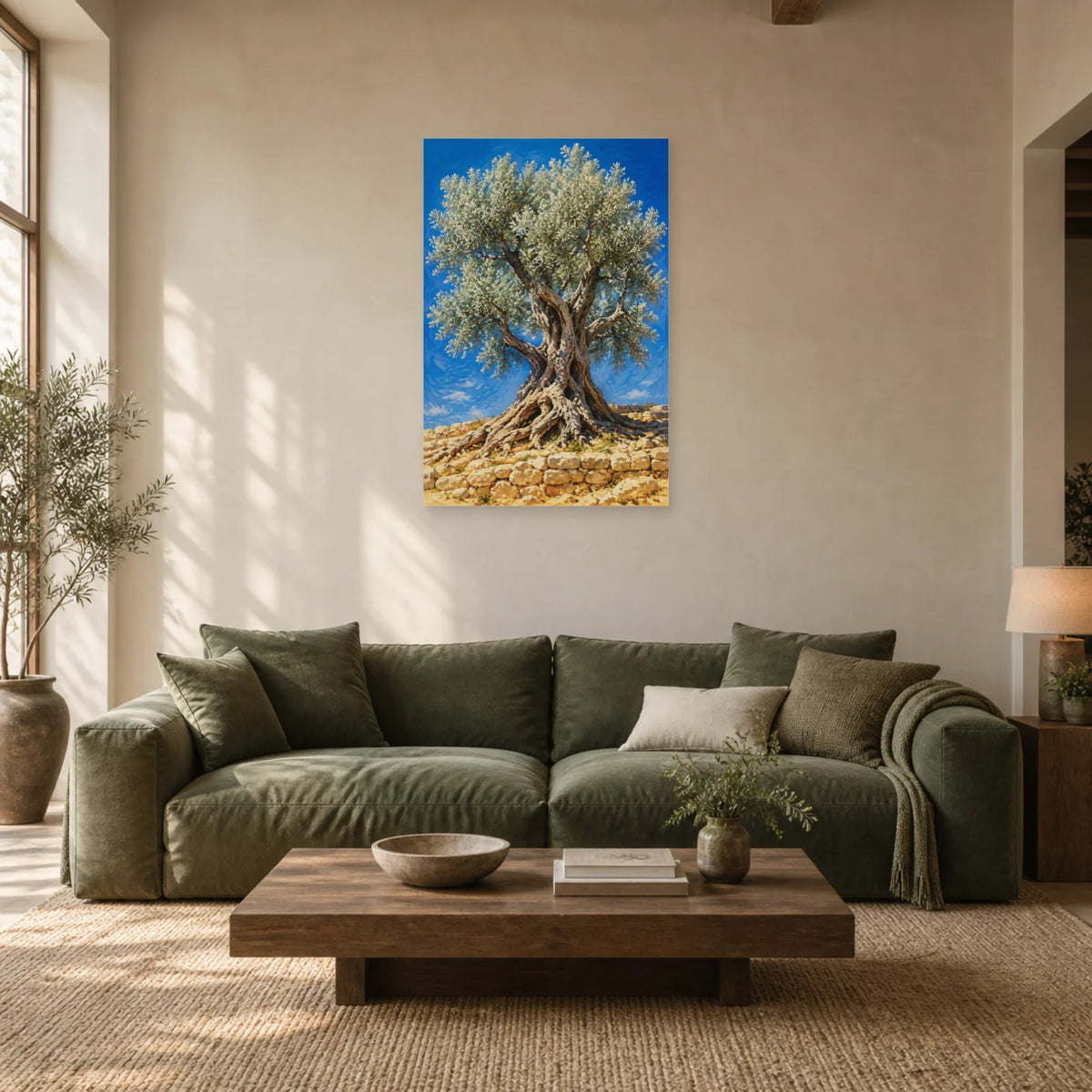 Affiche Olivier ancien – Méditerranée dans un salon - Art Virtuoso