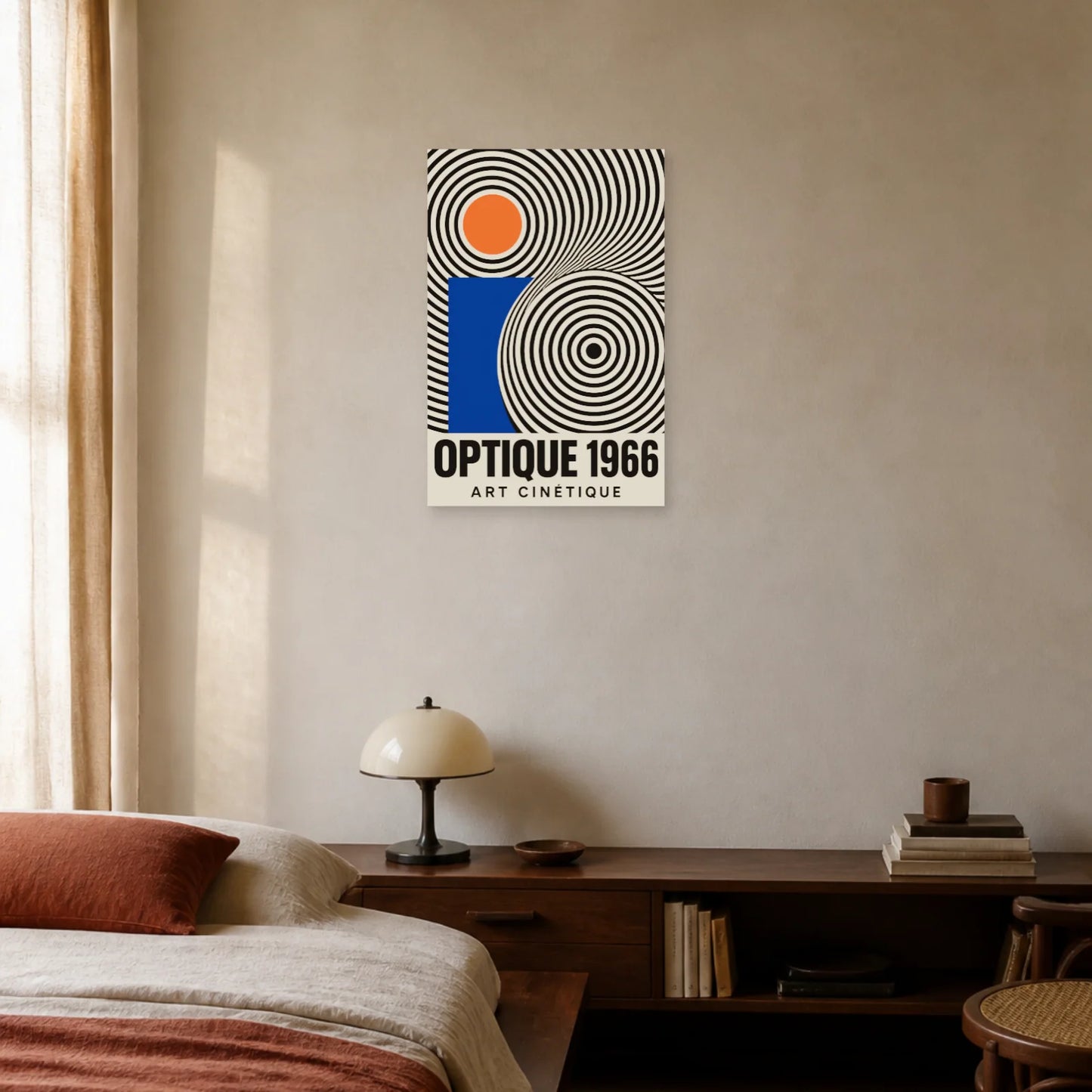 Affiche Optique 1966 – Art Cinétique dans une chambre - Art Virtuoso