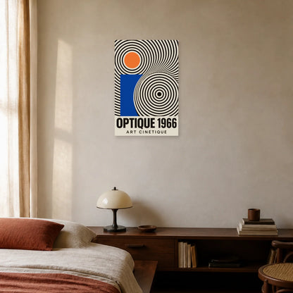 Affiche Optique 1966 – Art Cinétique dans une chambre - Art Virtuoso