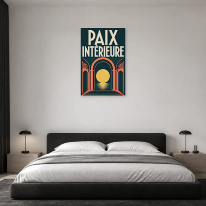 Affiche Paix intérieure – Arche solaire dans une chambre - Art Virtuoso