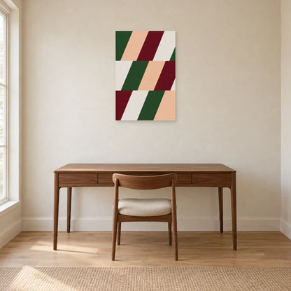 Affiche Parallelogrammes - Glissement dans un bureau - Art Virtuoso