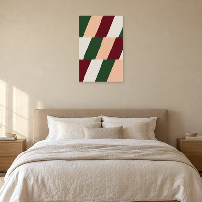 Affiche Parallelogrammes - Glissement dans une chambre - Art Virtuoso